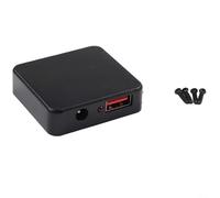 Regulador de caja de conexiones de panel plegable solar de 5 a 28 V con salida de 5 V/9 V/12 V, 82% + eficiencia, para acampar al aire libre y uso en campo