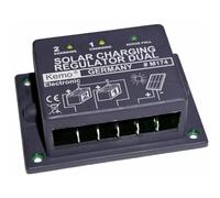 Regulador de carga para panel solar y 1 o 2 baterías 12 V 16 A