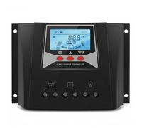 Regulador de carga solar 60A 12V 24V 36V 48V Reguladores de entrada PWM 100V PV auto con luz de fondo Monitor LCD con compensación de temperatura (60A, 12v / 24v / 36v / 48v)