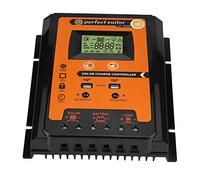 Regulador de Carga Solar MPPT, 30/50/70A Controlador con 2 Puertos USB para Placa Solar, Baterias(50A)