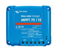 Regulador de carga solar MPPT 75/15 12V 24V 15A autocaravana jardín casa Vict...