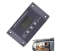 Regulador De Carga Solar - Regulador De Panel Solar, Gestor Inteligente De Batería | Puertos USB Dobles 12V 24V, Unidades De Control De Energía Renovable, Adecuado Para Casas, Cabinas