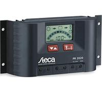 Regulador de carga solar Steca con pantalla LCD para salidas de cargas de 12 V hasta 20 A, 1 unidad, PR2020