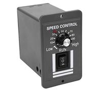 Regulador de cepillo de CC, motor de velocidad de motor eléctrico DC12-60V 20A, controlador de velocidad de avance/retroceso, controlador de motor de 12 V CC, regulador de velocidad del motor CC hacia