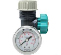 Regulador de control de flujo de agua con medidor para aplicaciones de riego por goteo en el hogar, granja y áreas públicas