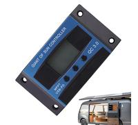 Regulador de corriente solar, regulador de carga solar de 12 V, regulador de carga, regulador de carga de 12 V-24 V para energías renovables con 2 puertos USB, regulador inteligente