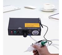 Regulador de dosificación neumático, regulador de líquido de soldadura, máquina semiautomática/manual, dispensador de adhesivo de pantalla digital, temporizador, negro, 220 V