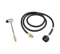 Regulador de estufa de camping 5430 y adaptador de manguera de propano de 6