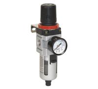 Regulador De Filtro De Aire Sealey Con Manómetro Flujo De Aire 70CFM SA2001/FR