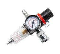 Regulador de Filtro de Presión de Aire Comprimido Separador de Trampa de Aceite de Agua Filtro de Presión del Compresor de Aire con Manómetro
