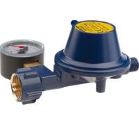 Regulador de gas 0,8 kg/h 30 mbar klf x g 1/4 lh-kn 90° con manómetro en61 marine line gok