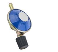 Regulador de gas ajustable de 30 mbar, latón de baja presión | Válvula para cilindros de tornillo Campingaz 901 904 907, adaptador portátil para estufa exterior con manguera de 1,2 m y
