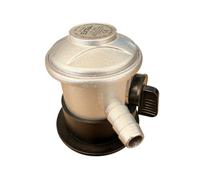 Regulador de Gas Butano/Propano 29 mbar Modelo S210 con Llave de Paso, Caudal 1,5 kg/h, para Cocinas, Barbacoas, Estufas, Camping
