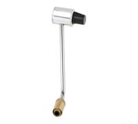 Regulador de gas de camping de 29 mbar para estufas de un solo quemador | Se adapta a botellas R904, R907, salida de 29 mbar, flujo constante, construcción de metal, acabado plateado