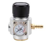 Regulador de gas de soda Mini cargador de barril, Mini regulador de gas de CO2 T21 * 4 Cable de manómetro de soda Kit de cargador de CO2 0-90 PSI (para Europa)