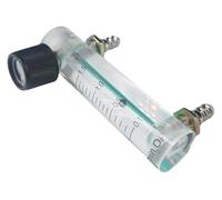 Regulador de gas del medidor de flujo de aire, Medidor de flujo oxígeno y aire Gas LZM-6T con válvula, 8mm, espiga for manguera, 0,1 MPa,1-6 LPM(Length 93mm,0.22 LPM)