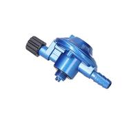 Regulador de gas para para campingaz no giratorio con válvula antifugas (30 mbar) color azul