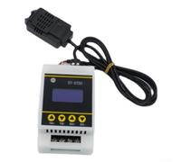 Regulador de humedad digital de temperatura SHT40, sensor de doble salida, termostato para carril DIN, calefacción, refrigeración, humidificación -20 a 60 grados para celsius XY-DTH1