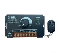 Regulador de intensidad de 220 V para luces LED de un solo color con control manual de perilla y ajuste de parpadeo