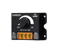 Regulador de intensidad de luz LED de bajo voltaje, 5 V, 12 V y 24 V, caja de luz, interruptor controlador de ajuste de brillo de luz de palabra luminosa(Three button remote control)
