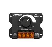 Regulador de intensidad LED DC 12V-24V, controlador monocromático LED 30A, tira de luz de atenuación digital PWM, controlador atenuador LED de luz monocromática