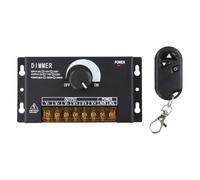 Regulador de intensidad LED de 220 V para tiras LED de un solo color, regulador giratorio manual para atenuación PWM sin parpadeo, voltaje constante/corriente constante