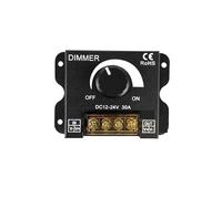 Regulador de intensidad LED giratorio de 12 V y 24 V CC, 30 A, luz de un solo color con interruptor de perilla regulable, control remoto de encendido y apagado.(Dimmer add RF)