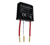 Regulador de luz LED, cajetín compacto, control de brillo, fácil instalación, ideal para personalizar ambientes y ahorrar energía.
