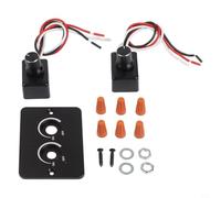 Regulador de luz LED con entrada de doble circuito CC de 12 V y carga rápida USB memoria integrada que ahorra el último nivel de brillo para uso inmediato después del ciclo de alimentación