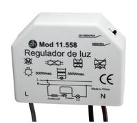 ElectroDH - Regulador De Intensidad Luminica Para Cajetin Luz 350W Memoria Pulsador