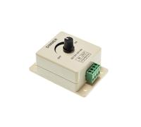 Regulador de luz rotativo 8A 96W para controlar la intensidad lumínica y ajustar ambientes en hogares y oficinas.