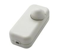 Regulador de luz sobremesa 100W, color blanco, ideal para ajustar la iluminación en espacios de trabajo o lectura.