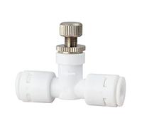 Regulador de microajuste de agua de alto rendimiento para conexión rápida de 1/4 pulgadas hecho para regulador purificador de agua