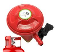 Regulador de parrilla Recambio Baja Presión Clip 37 mbar | Regulador de gas para estufa de terraza 27 mm Quemador Estufa Calefactor Interior Exterior Patio Camping