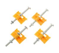 Regulador de Posicionamiento de Baldosas Piezas 4 | Suelo y Cerámica, Uso en Dormitorio y Cocina, Hierro Inoxidable y Plástico, Color Amarillo