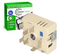 Regulador de Potencia para Quemador de Placa Electrica 13A 240V con Código Original 50.57071.010 para EGO 315078824/2 3150788242 para AEG - MADE IN EUROPE - Garantía de 5 Años - ONIX TECH
