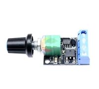 Regulador de potenciómetro de control de velocidad del motor CC PWM, placa de regulación de velocidad LED, 10 A, 5 V, módulo de interruptor de banda de alta linealidad