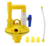 Regulador de presión de 2 vías Controlador de Flujo de Agua Ajustable automático para Pollo, Pato, Pavo, Granjas avícolas, válvula de plástico ABS G3/4 Pulgadas