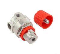 Regulador de presión de 3 agujeros para compresores de pistón con construcción de acero y estructura de puerto de desbordamiento para una gestión eficaz del aire