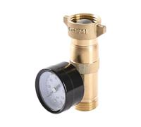 Regulador de presión de agua de 3/4 pulgadas, válvulas reductoras de presión de latón sin plomo, apto para campistas, manguera de jardín, remolque de viaje