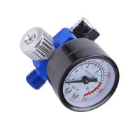 Regulador de presión de aire de 1/4 "Pintura Aerógrafo Pintura en aerosol Manómetro de ajuste Válvula reguladora de presión Accesorio de herramienta neumática