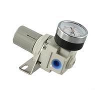 Regulador de presión de aire de rosca de varios tamaños con manómetro para aplicaciones de aire comprimido con rango ajustable de 0 145 psi (diámetro de rosca 1/2)