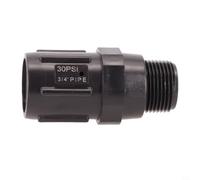Regulador de presión de manguera de jardín de 30 PSI para sistemas de riego por goteo, reductor de presión de plástico con conector de rosca para una instalación segura y el agua