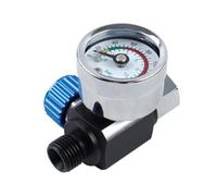 Regulador de Presión Neumática Regulador de presión aire for herramientas neumáticas, rosca G1/4, válvula ajuste for pistola pulverizadora, regulador con manómetro, accesorios for