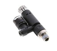 Regulador de presión neumático 4mm - R1/8'' con manómetro
