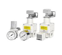 Regulador de presión neumático de alta precisión IR2010-02BG, válvula de control de flujo for compresor de aire, reductor ajustable con manómetro.