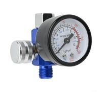 Regulador de presión neumático de la máquina de pintura en aerosol G14 con control de 0 180 PSI para un ajuste preciso de la presión de aire y un acabado de pintura consistente (A)