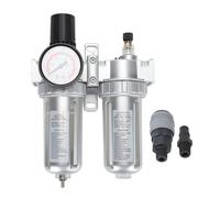 Regulador de presión para filtro de aire de 1/4 de pulgada, fabricado en aleación de aluminio y plástico; filtro de aire comprimido con separador de aceite y agua y esfera