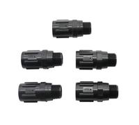 Regulador De Presión Preestablecido De 15 A 45 PSI Con Rosca Hembra A Macho De 3/4". Reduce La Presión Del Agua De Entrada. Válvula For Accesorios De Riego De Jardín.(Black 20PSI)