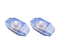 Regulador de regulador de intensidad de perilla giratoria para bombillas LED e incandescentes, material ABS, nominal 220 V y 2 A, incluye dos unidades para una gestión eficaz del brillo de la luz